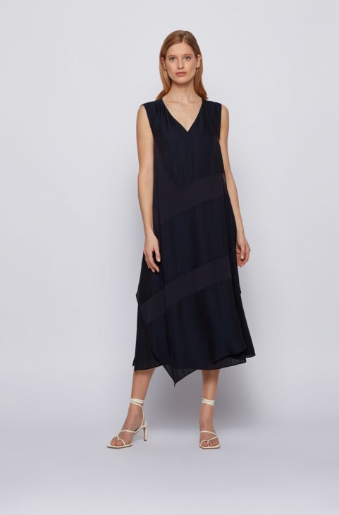 φόρεμα Boss Dopiquy 50447618 μπλε
