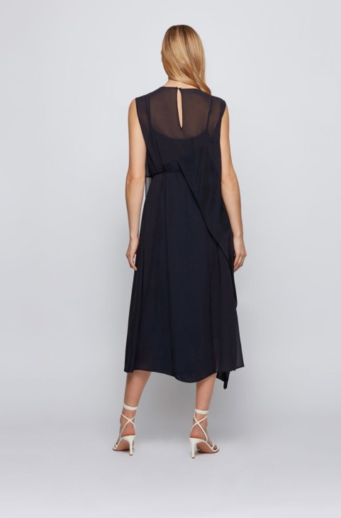 φόρεμα Boss Dopiquy 50447618 μπλε
