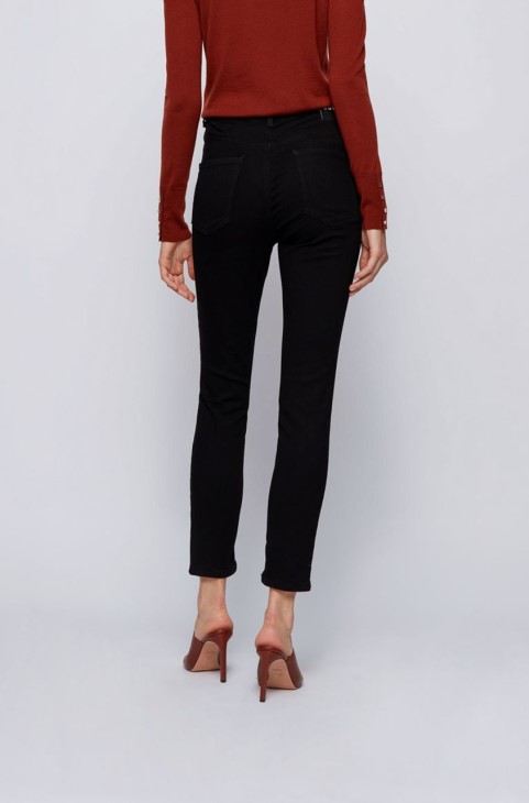 Boss Jeans Superskinny Crop 1.0 50443156 μαύρο
