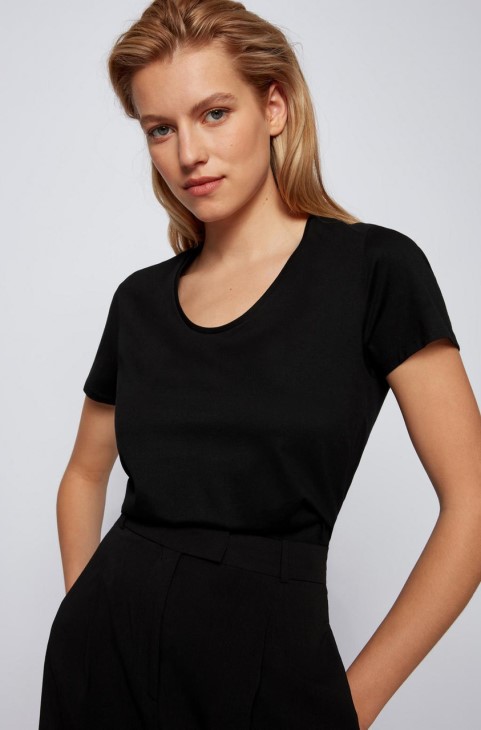 Boss S/s Tee C Egreaty 50455094 μαύρο
