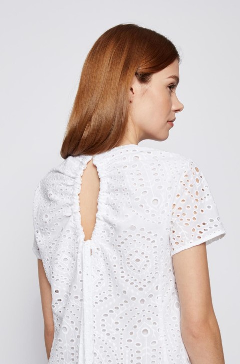 φόρεμα Boss Dajour 50451274 λευκό
