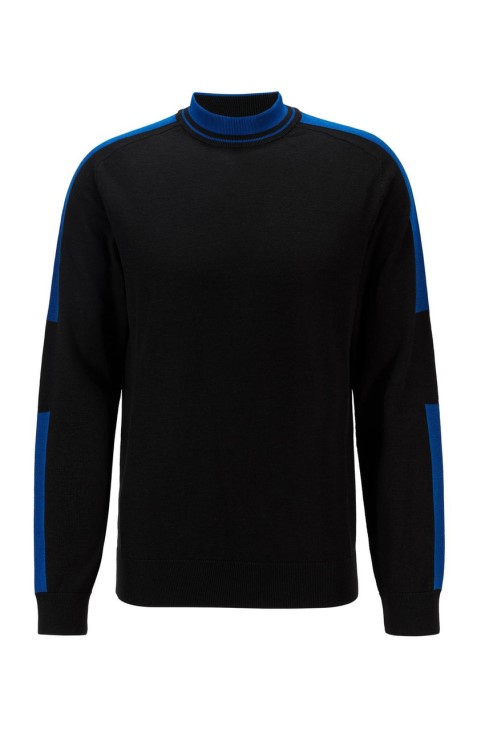 Boss Knit Paccardi 50449961 μαύρο
