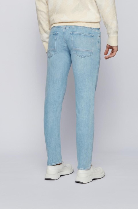 Boss Jean Delaware 50449629 τιρκουάζ
