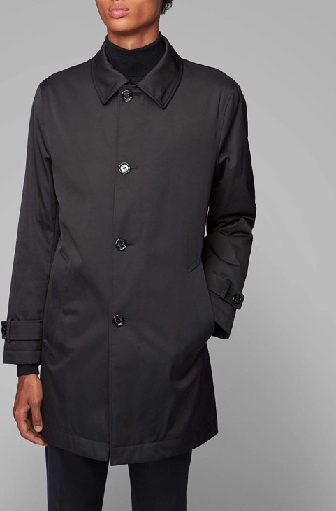 παλτό Boss Dain 50413554** μαύρο