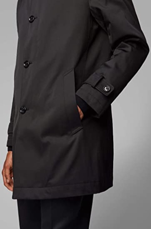 παλτό Boss Dain 50413554** μαύρο
