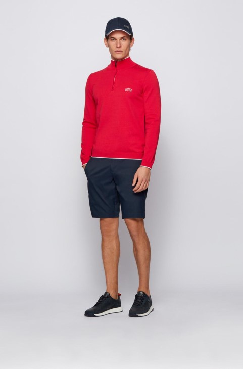 Boss Knit Ziston 50440712 κόκκινο
