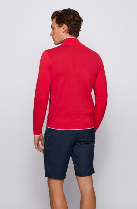 Boss Knit Ziston 50440712 κόκκινο
