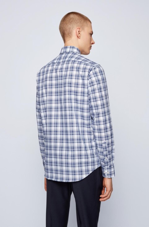 πουκάμισο Boss Bus Gordon 50450930 τιρκουάζ
