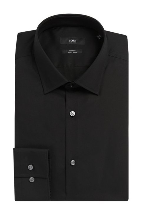 πουκάμισο Boss Jenno Nos 50327693 μαύρο