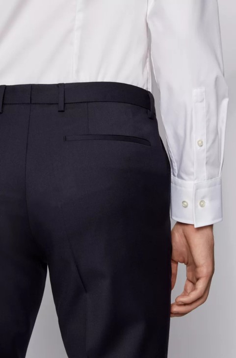 πουκάμισο Boss Jenno Nos 50327693 μαύρο
