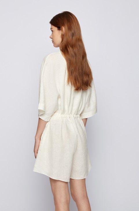 φόρεμα Boss C Drag 50453785 λευκό
