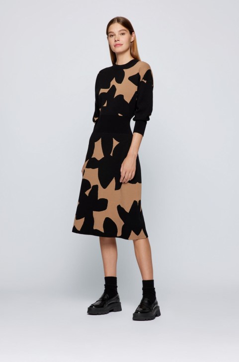 Boss Knit Dress Fanettie 50450105 Camel
