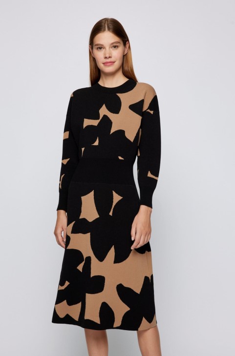 Boss Knit Dress Fanettie 50450105 Camel
