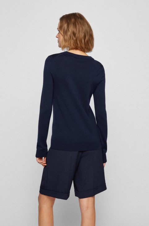 Boss Knit Fegana 50459477 Navy
