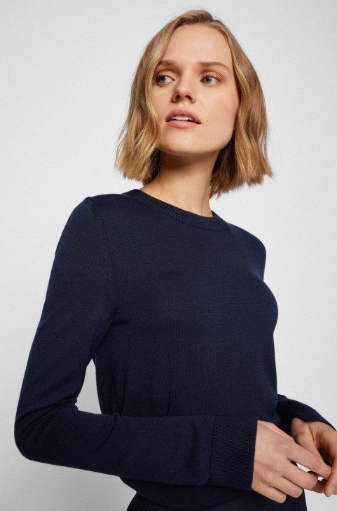 Boss Knit Fegana 50459477 Navy
