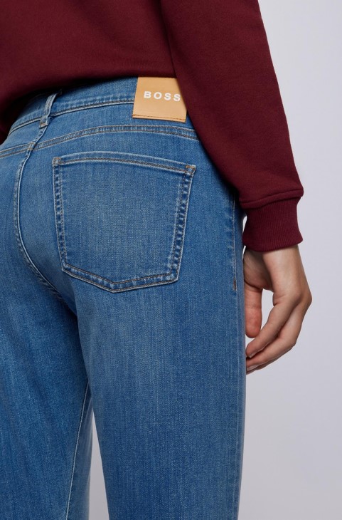 Boss Jeans Slim Crop 50458583 μπλε
