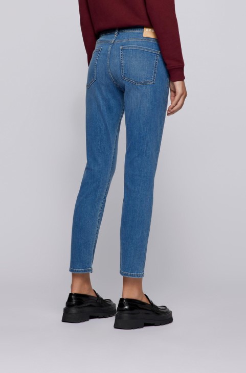 Boss Jeans Slim Crop 50458583 μπλε
