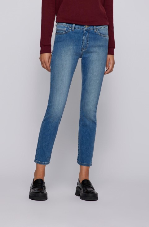 Boss Jeans Slim Crop 50458583 μπλε
