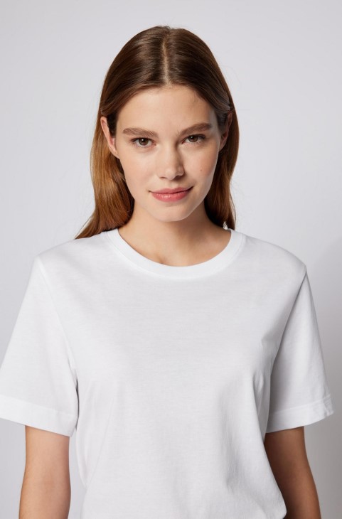 Boss Tee Ecosa 50457259 λευκό
