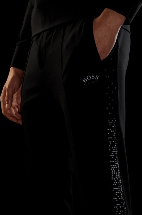 παντελόνι Boss Track Halboa Aj 50447387 μαύρο
