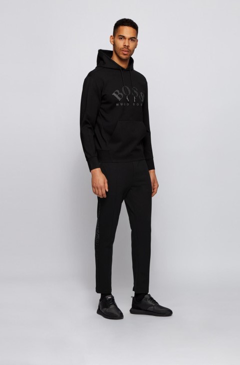 παντελόνι Boss Track Halboa Aj 50447387 μαύρο
