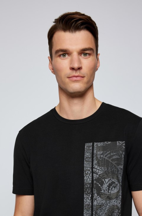 μπλουζάκι Boss Tee10 50448680 μαύρο
