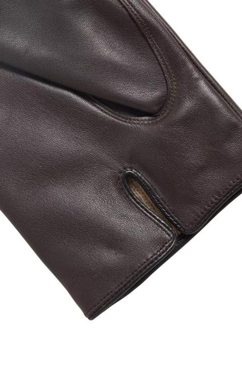 δερμάτινα γάντια Boss Hainz 50437119 καφέ
