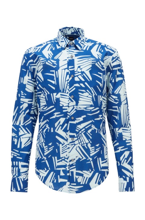 Boss Casual πουκάμισο Ronni 50453093 μπλε