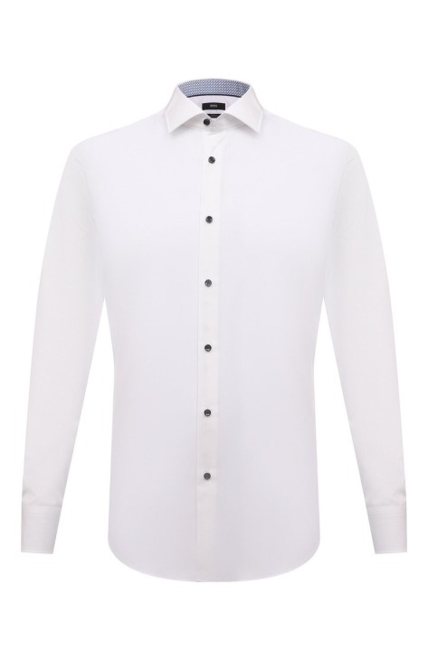 πουκάμισο Boss Business Jorax 50453912 λευκό