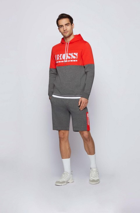 Boss Hoodie 50451159 γκρι
