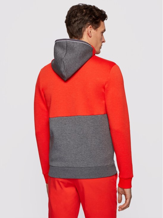 Boss Zip μέσω Hoodie Saggy 50447024 Navy
