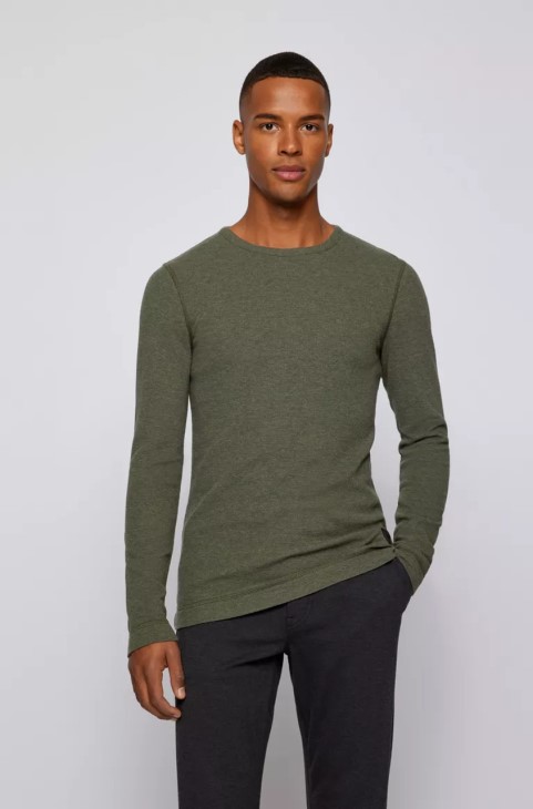 Boss L/s Tee Tempest 50462773 μπλε
