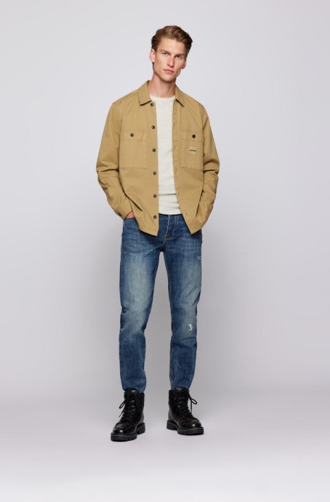 Boss L/s Tee Tempest 50462773 μπλε
