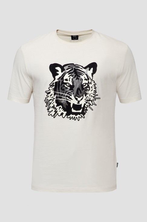 μπλουζάκι Boss Tiburt 50462724 κόκκινο
