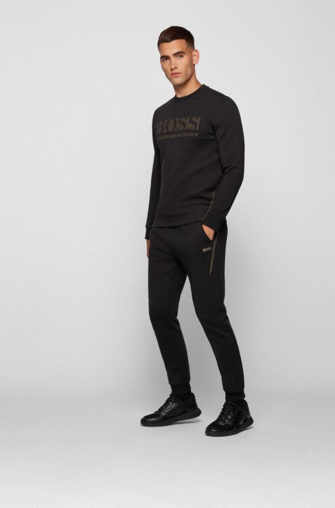 Boss Trackpants Hadiko 50456408 μαύρο
