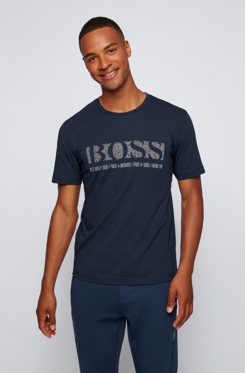 μπλουζάκι Boss Tee Pixel 50457429 μαύρο

