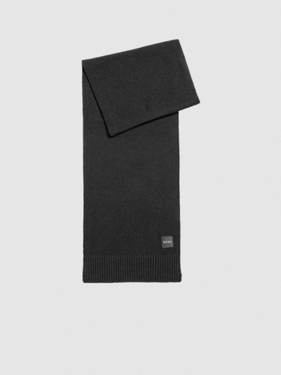 κασκόλ Boss Akotaonos 50455944 γκρι
