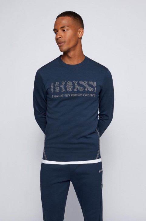 Boss Crew Neck Salbo Iconic 50456419 Navy

