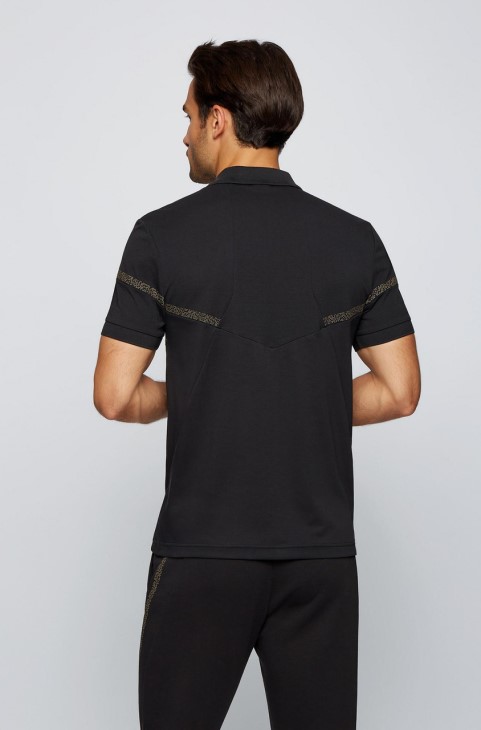 Boss Polo Paul Pixel 50464578 μαύρο
