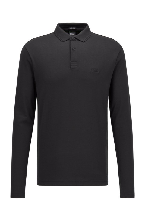 Boss L/s Polo Pirol 50451604 μαύρο
