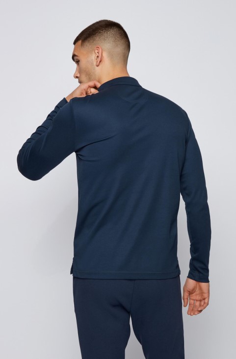 Boss L/s Polo Pirol 50451604 μαύρο
