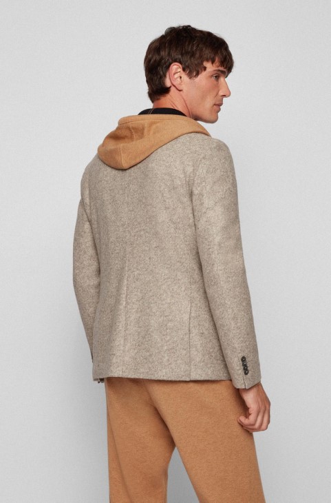 Boss αθλητικό παλτό C-hanry 50458817 μπεζ
