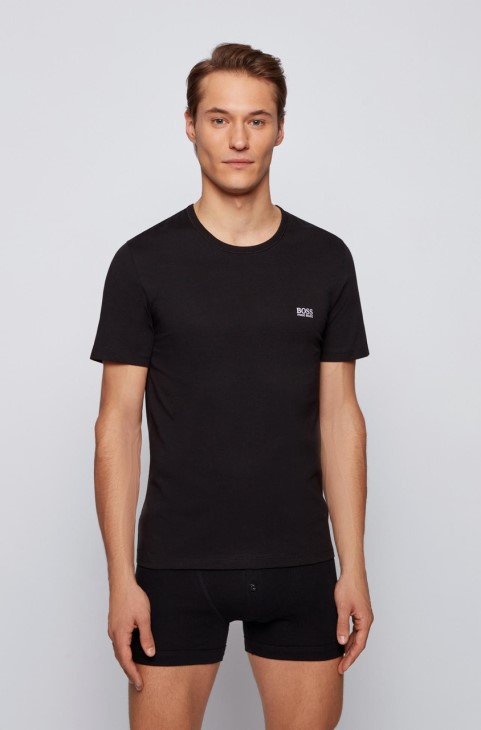 Boss 3pk Tee Rn 50325887 μαύρο
