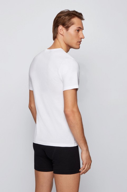 Boss 3pk Tee Rn 50325887 μαύρο
