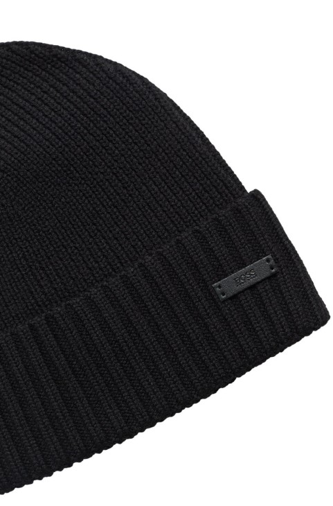 Boss Beanie Fati 50455712 μαύρο
