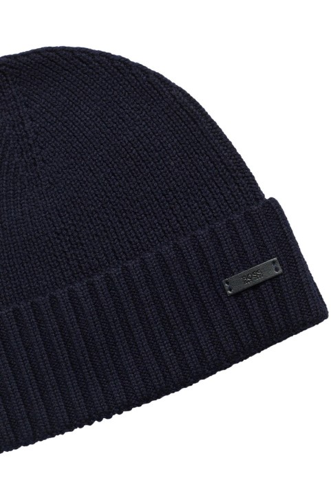 Boss Beanie Fati 50455712 μαύρο
