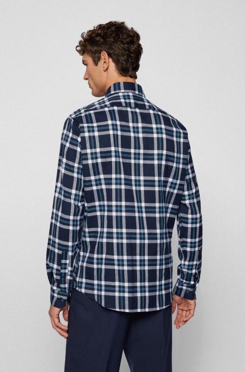 Boss Casual πουκάμισο Lukas 50458598 σκούρο μπλε
