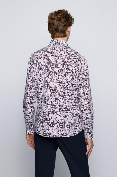 Boss Casual πουκάμισο Lukas 50458661 σκούρο μπλε
