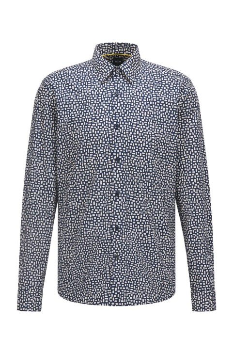 Boss Casual πουκάμισο Lukas 50458661 σκούρο μπλε
