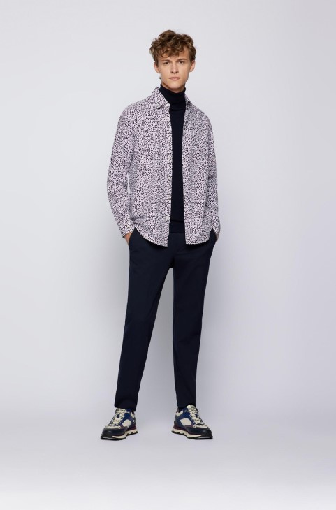 Boss Casual πουκάμισο Lukas 50458661 σκούρο μπλε
